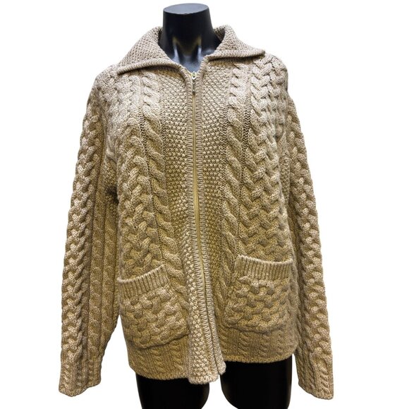 Blarney Wool Sweater Wheat M - Picture 1 of 7